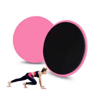 core slider sliding exercise disks pink